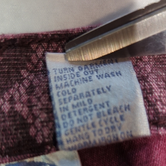 DG2 by Diane Gilman Purple Snake Print Jeggings - Picture 10 of 12